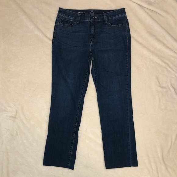 St. John’s Bay Straight Leg Dark Wash Jeans Sz 14 - Picture 2 of 6